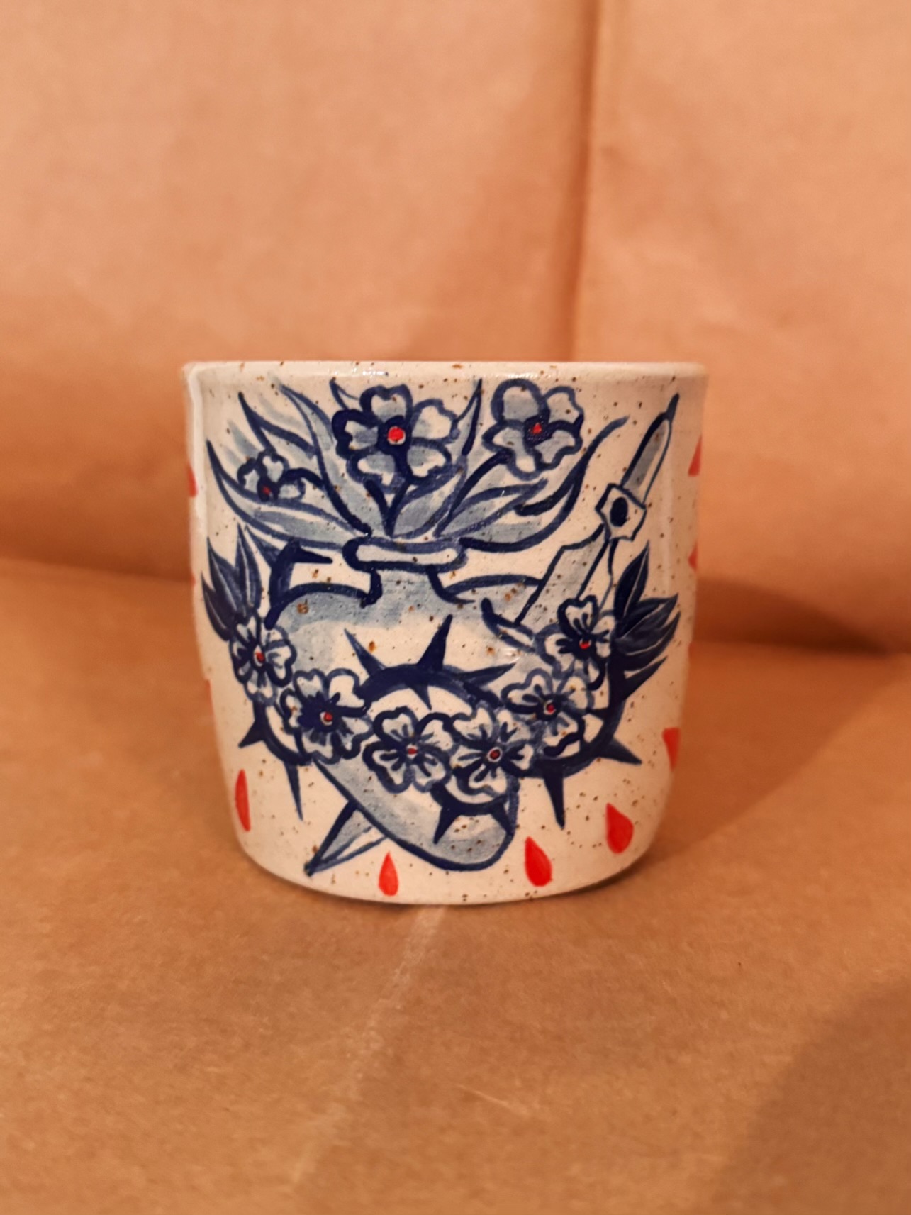 Serce sztylet 450ml zdjęcie 1