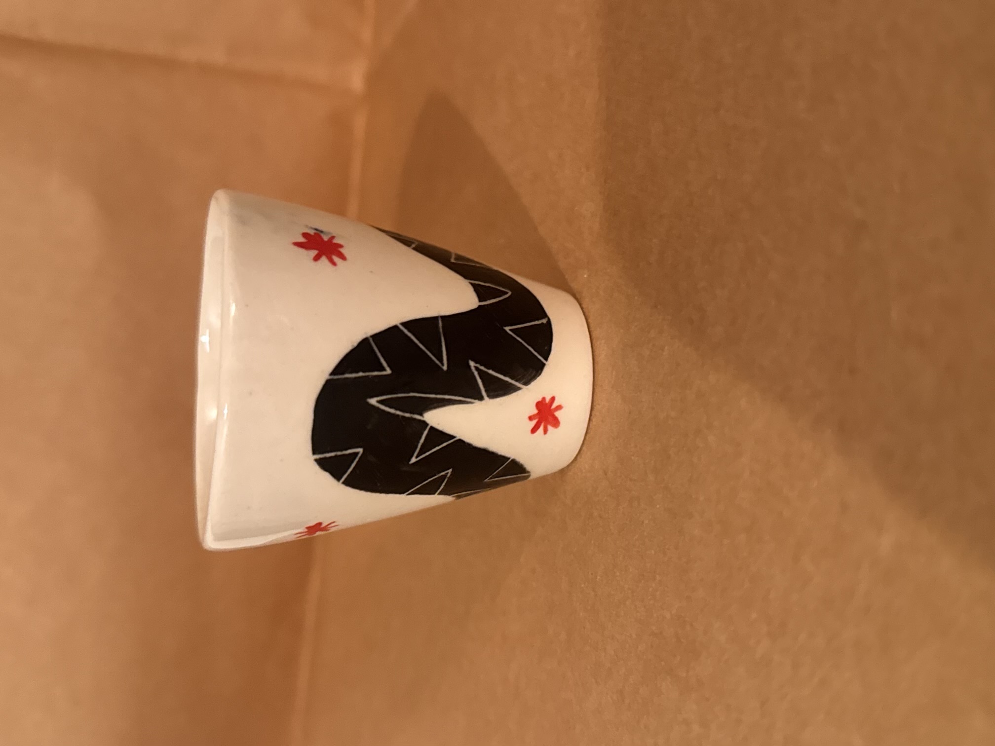 Czarka Espresso Waz biała zdjęcie 1