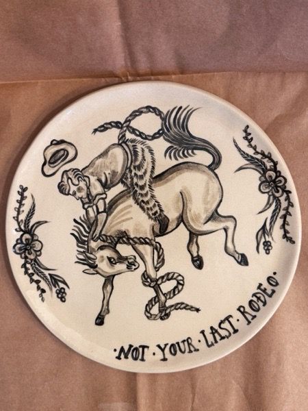 Not Your Last Rodeo talerz 27cm