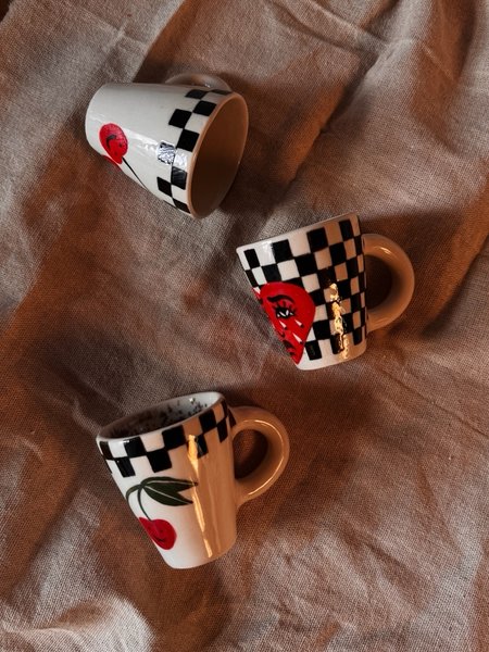 espresso cup/cherries 150ml