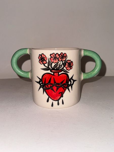 Two hearts with two handles 430ml
