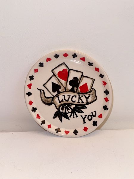 Lucky You plate 15cm
