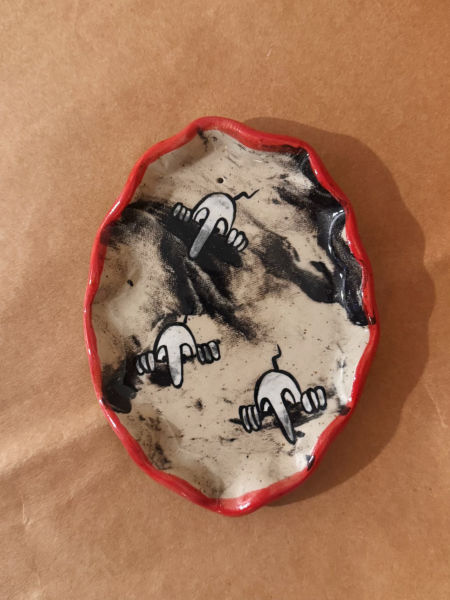 Podstawka pod kadzidło killroy was here zdjęcie 1