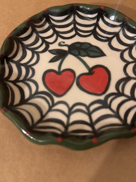 Podstawka pod biżuteria/palo santo wiśnie zdjęcie 2