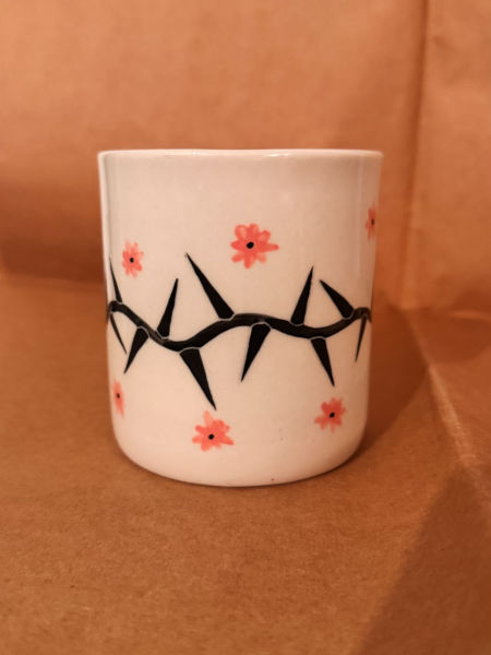 Ciernie kwiatki kubek 400 ml zdjęcie 4