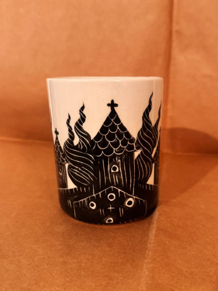 Kościół czarne okna 430 ml zdjęcie 1