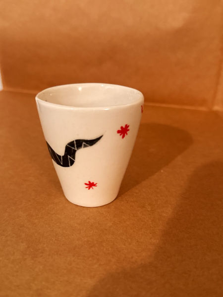 Czarka Espresso Waz biała zdjęcie 2