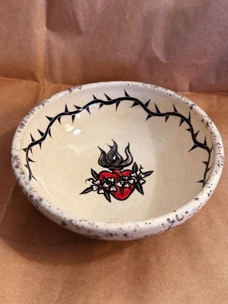 Miska Serce ciernie 670ml