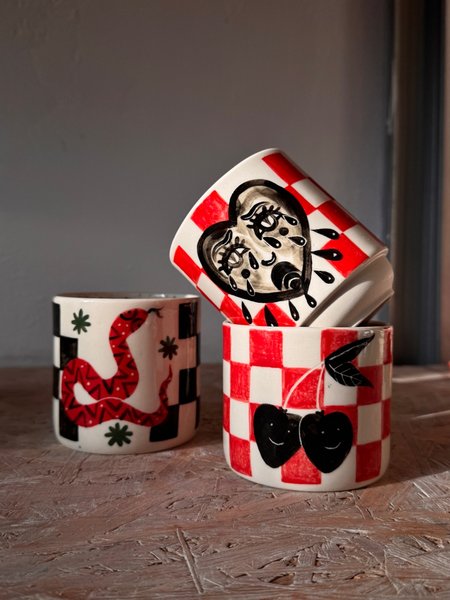 Heart with Chessboard 400ml 