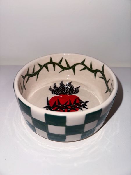 Miska serce/szachownica