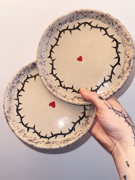 zestaw 2 talerzy LOVE 22cm