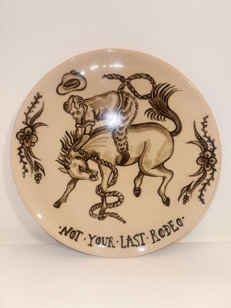 Not Your Last Rodeo talerz 27cm