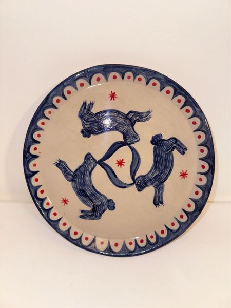 Króliki talerz 22cm 